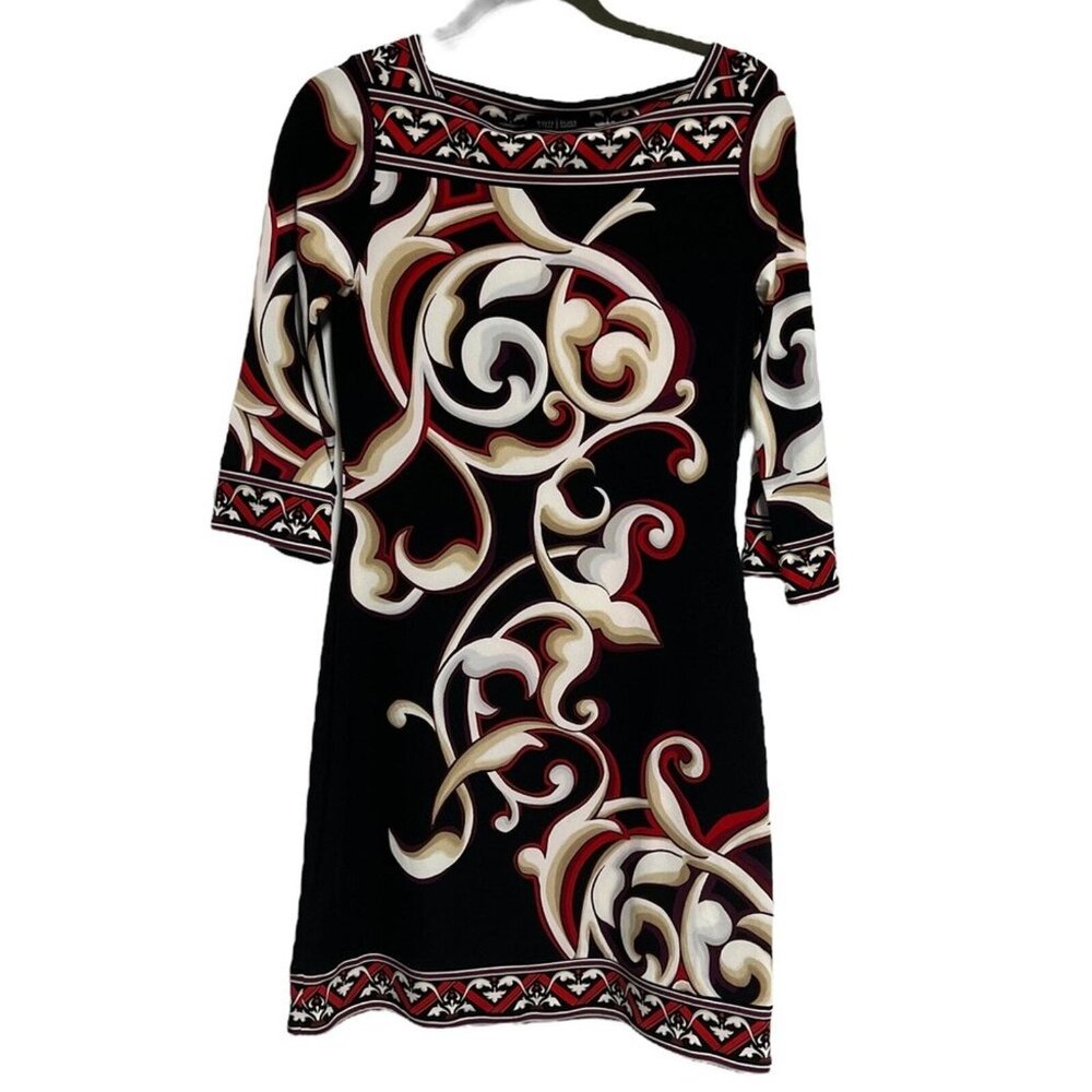 White House Black Market Women Dress Black Casual  XS